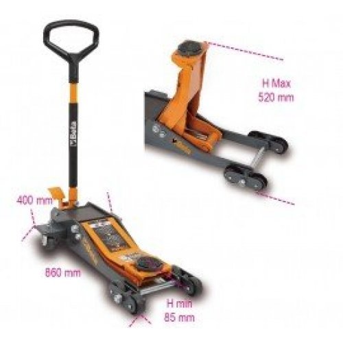 Cric Hidraulic Crocodil 2T 6 Roti