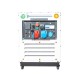 Generator De Curent Inverter Trifazat Cu Motor Diesel Hyundai Dhy9000sei-t, 6.5kw