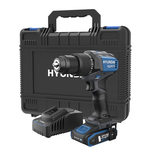 Masina De Gaurit Si Insurubat Brushless Cu Percutie Si Cu Acumulator Hyundai 20v Hd20x-60tt