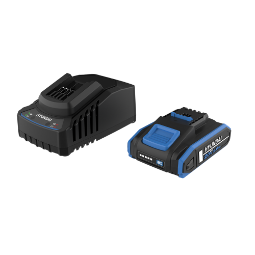 Set Acumulator Hyundai 2ah 20v + Incarcator Hyundai 2a 20v