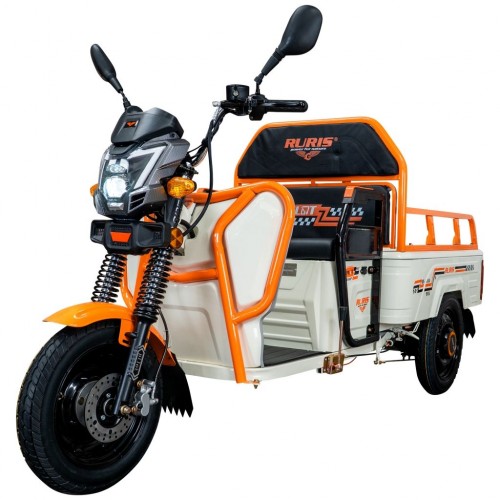 Triciclu Electric Cargo RURIS Pilot 3110A – Motor 2000W, Baterie 72V 32Ah, Autonomie 80 km, Sarcina 300 kg, Max. 25 km/h, ALB Triciclu Electric Cargo RURIS Pilot 3110A – Motor 2000W, Baterie 72V 32Ah, Autonomie 80 km, Sarcina 300 kg, Max. 25 km/h, ALB