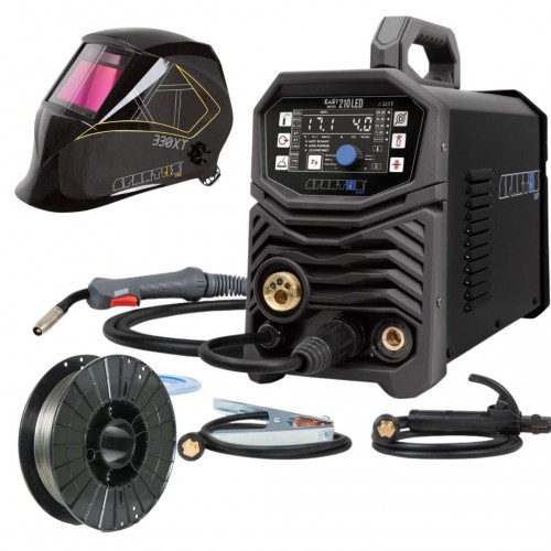 PACHET ECO: Spartus EasyMIG 210LED - 200A, Aparat de sudura MIG MAG 220V
