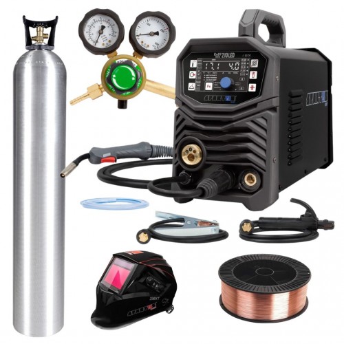 PACHET PRO: Spartus EasyMIG 210LED - 200A, Aparat de sudura MIG MAG 220V PACHET PRO: Spartus EasyMIG 210LED - 200A, Aparat de sudura MIG MAG 220V