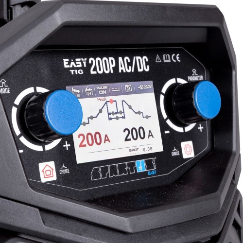 Spartus EasyTIG 200P AC/DC - Aparat sudura TIG AC/DC 200A 220V, Pistolet 8m Spartus EasyTIG 200P AC/DC - Aparat sudura TIG AC/DC 200A 220V, Pistolet 8m
