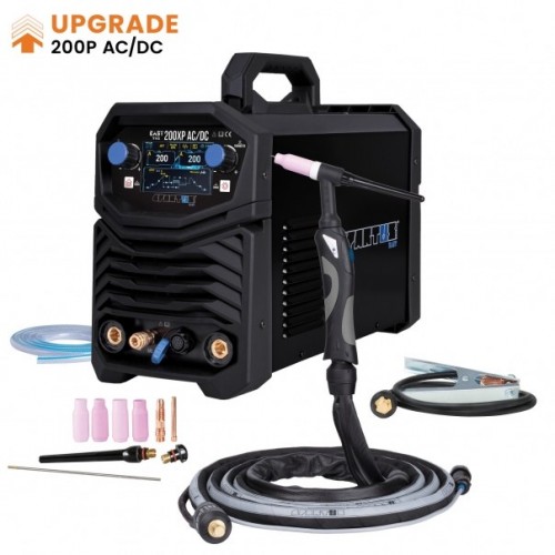 Spartus EasyTIG 200XP AC/DC - Aparat sudura TIG AC/DC 200A 220V, Pistolet 8m