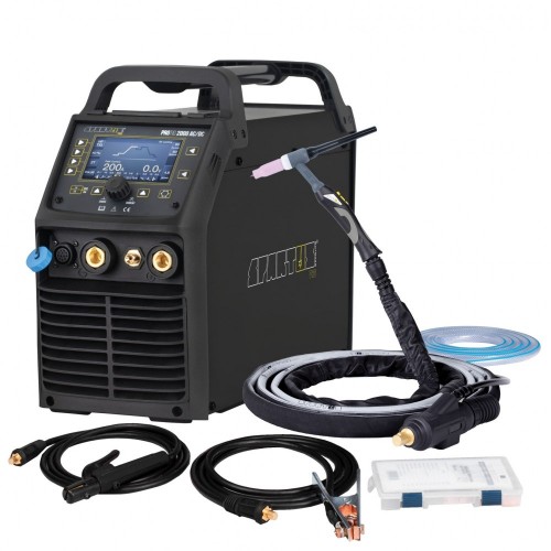 Spartus PROTIG 2000P AC/DC - Aparat sudura TIG AC/DC 200A 220V, Pistolet 8m