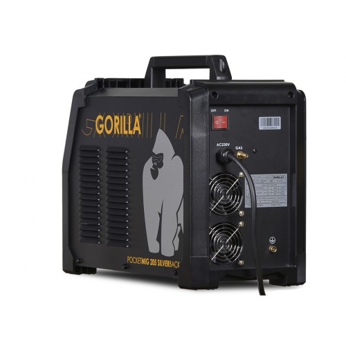 IWELD POCKETMIG 235 SILVERBACK, aparat de sudura semi-profesional, 210A, 230V, otel, inox si aluminiu, accesorii incluse - aparat de sudura MIG MAG/MMA IWELD POCKETMIG 235 SILVERBACK, aparat de sudura semi-profesional, 210A, 230V, otel, inox si aluminiu, accesorii incluse - aparat de sudura MIG MAG/MMA