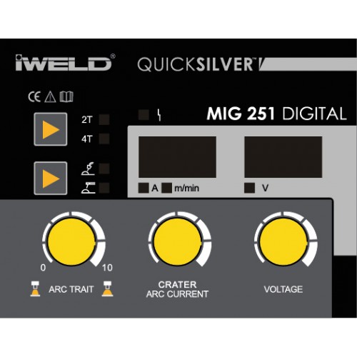 IWELD MIG 253 DIGITAL, aparat de sudura MIG MAG-MMA profesional, 250A, 400V, accesorii incluse