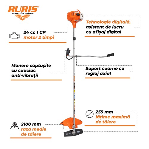 Motocoasa RURIS RR 240 Bravo 1 CP Motocoasa RURIS RR 240 Bravo 1 CP