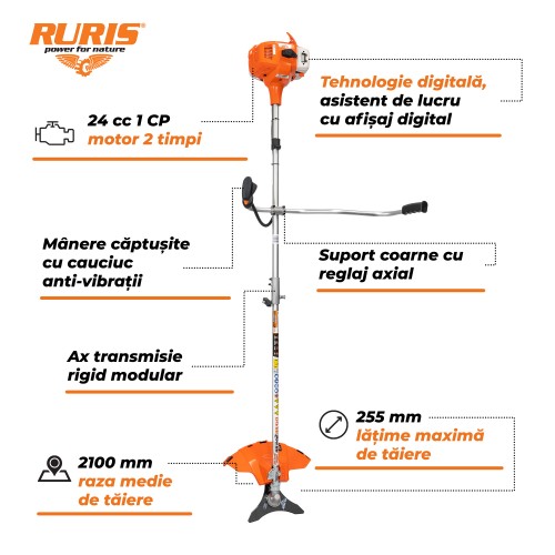 Motocoasa RURIS RR 242 Bravo 1 CP Motocoasa RURIS RR 242 Bravo 1 CP